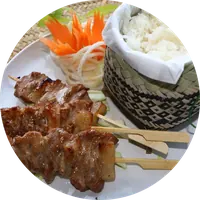 Moo Yang + sticky rice – Grillowana wieprzowina