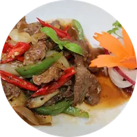 Nue Phad Prik Thai Dam (Beef) – Wołowina z czarnego pieprzu