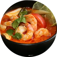 Tom Yum Khoog – Ostro-kwaśna zupa z krewetkami